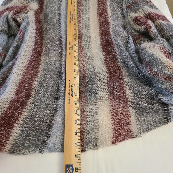 intro Casual Elegance Wool Mohair Open Front Loose Knit Cardigan Plus Size 1X - Picture 7 of 9